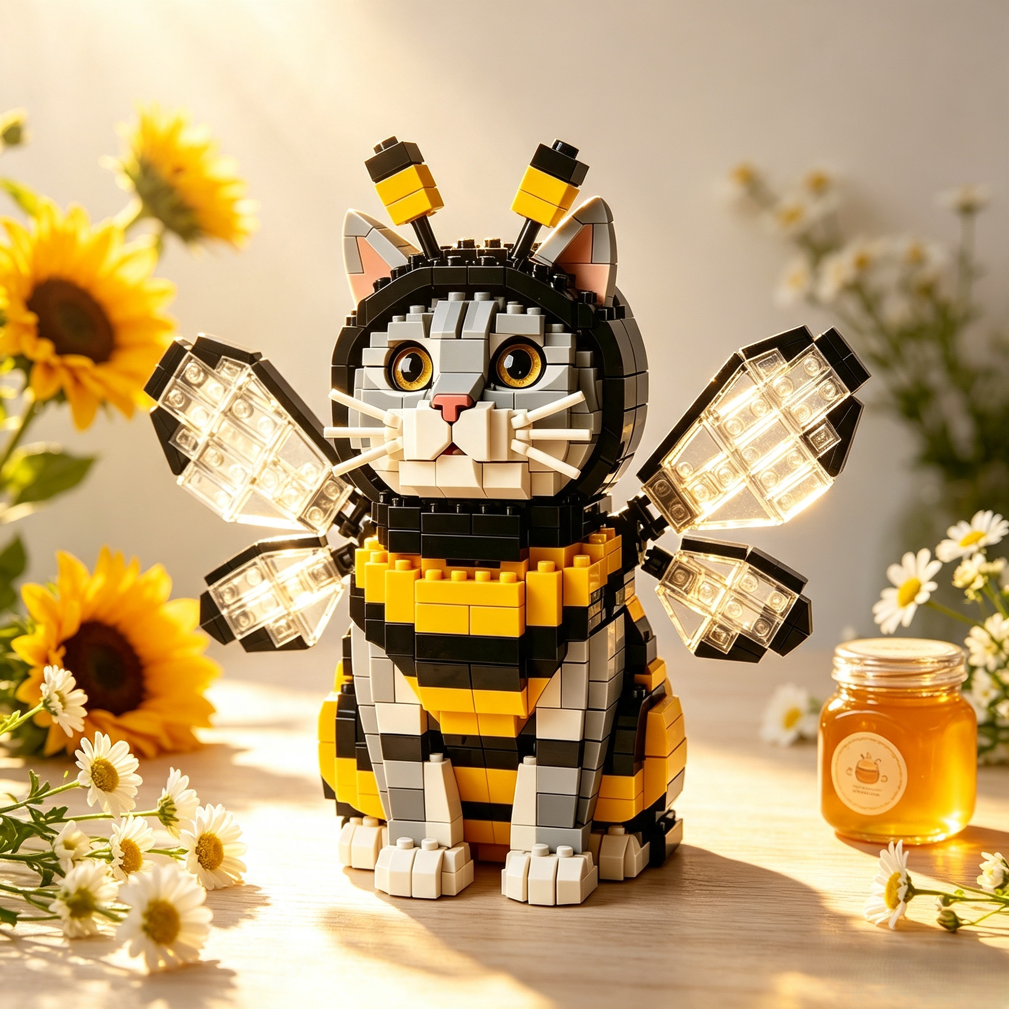 Honeybee Kitty Building Block Set