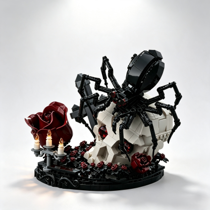 Midnight Rose Gothic Collector’s Building Block Set