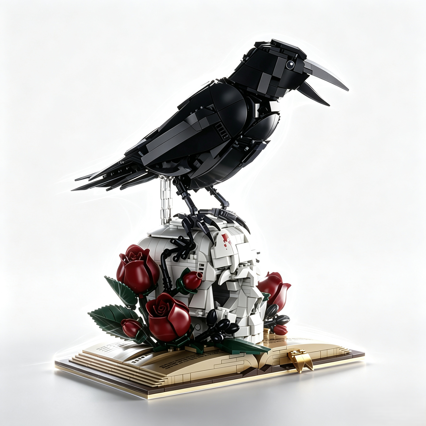 Midnight Rose Gothic Collector’s Building Block Set