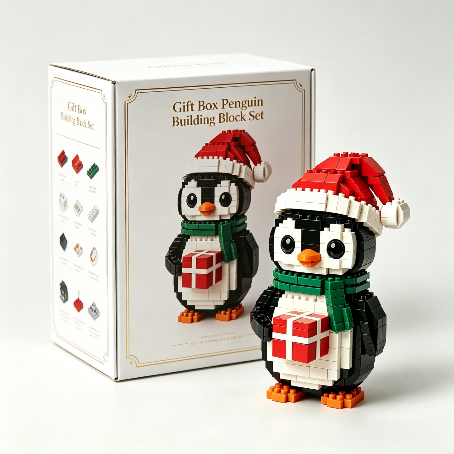 Gift Box Penguin Building Block Set