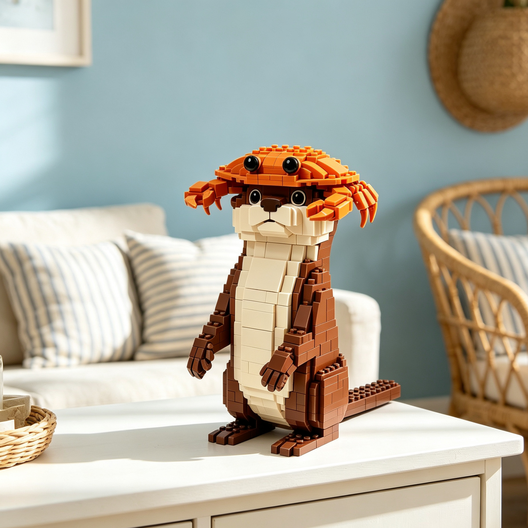 Crab Shell Otter Building Block Set