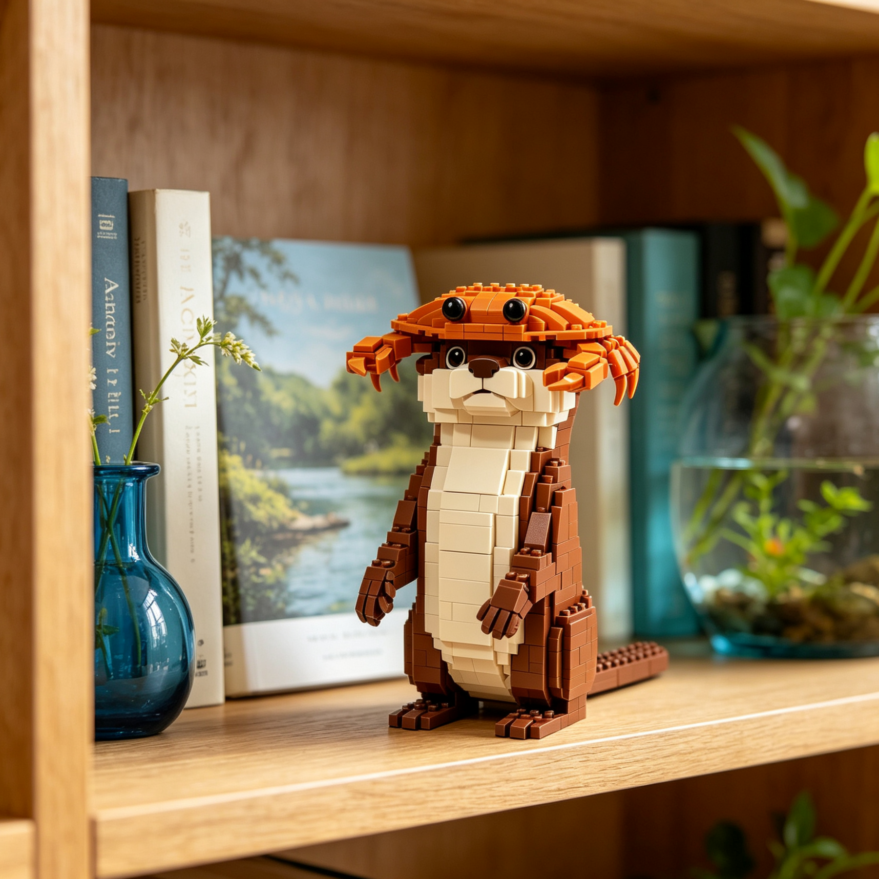 Crab Shell Otter Building Block Set