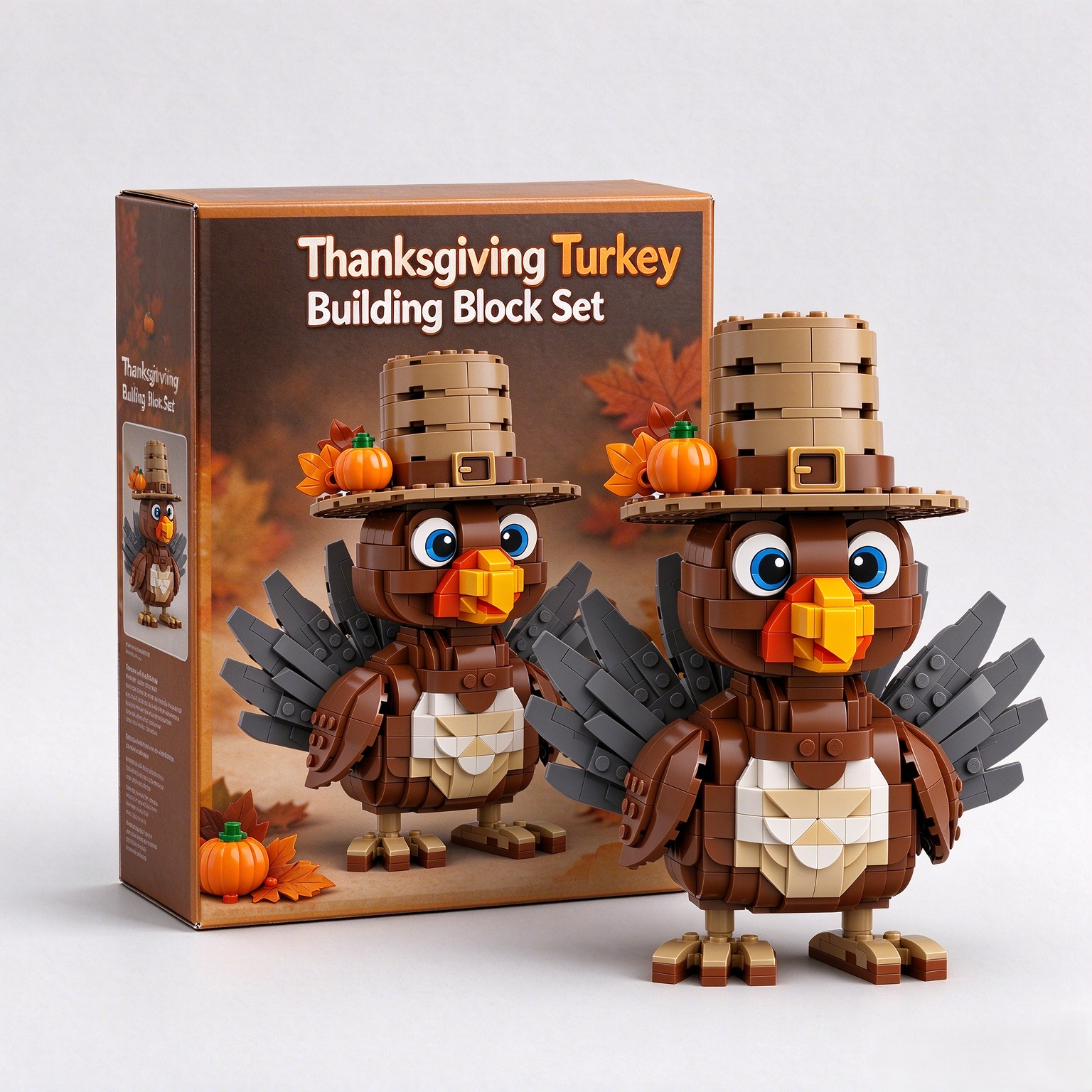 Thanksgiving Turkey Building Block Set