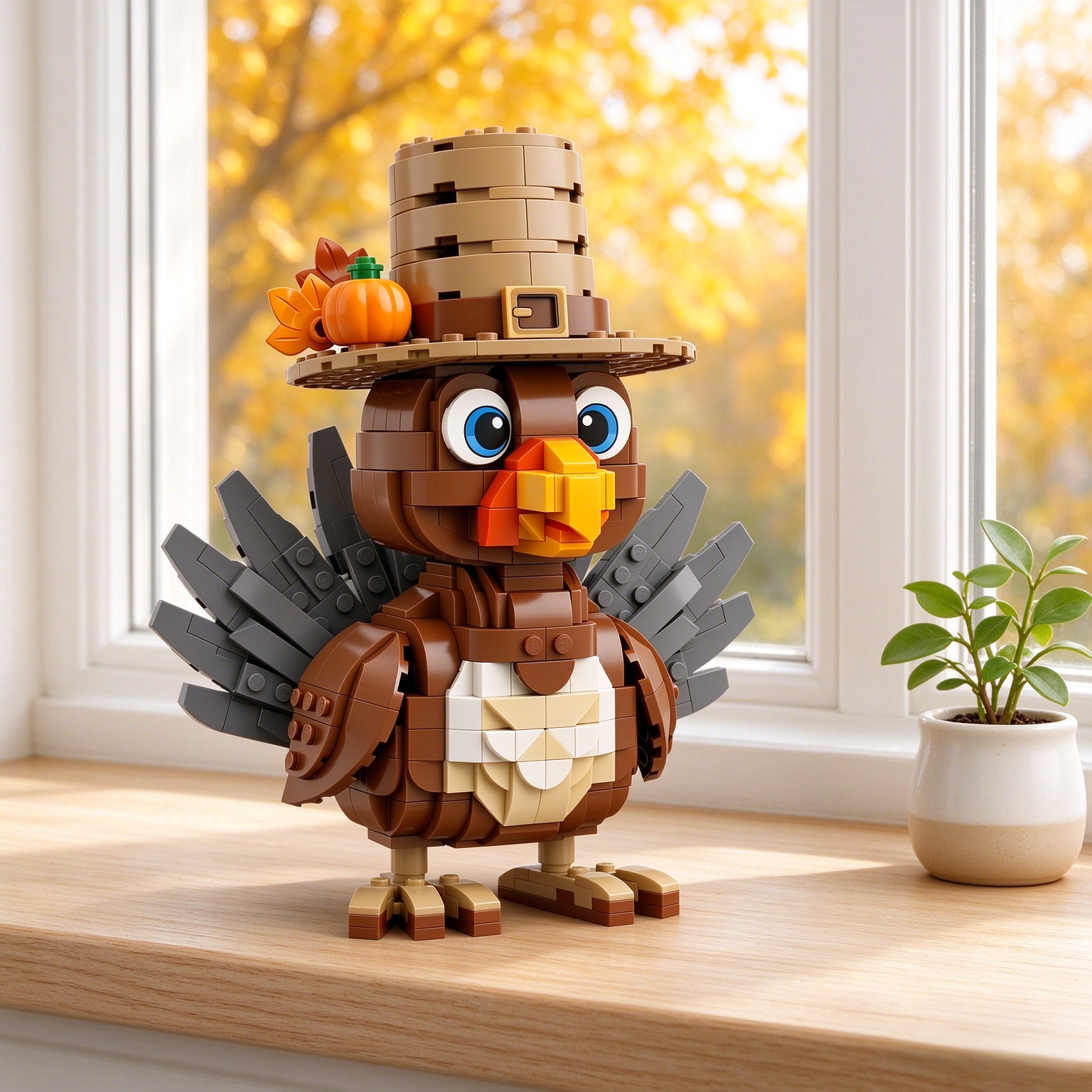 Thanksgiving Turkey Building Block Set