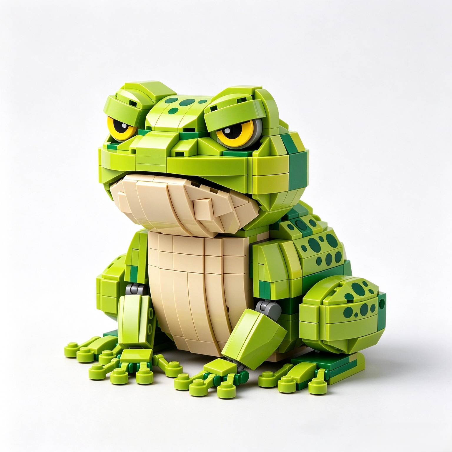 Grumpy Frog Building Block Set