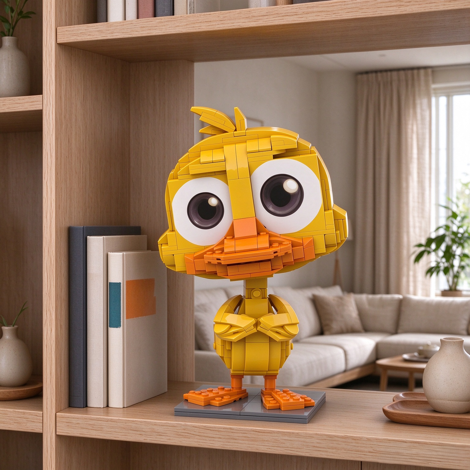 Wide-Eyed Duck Building Block Set