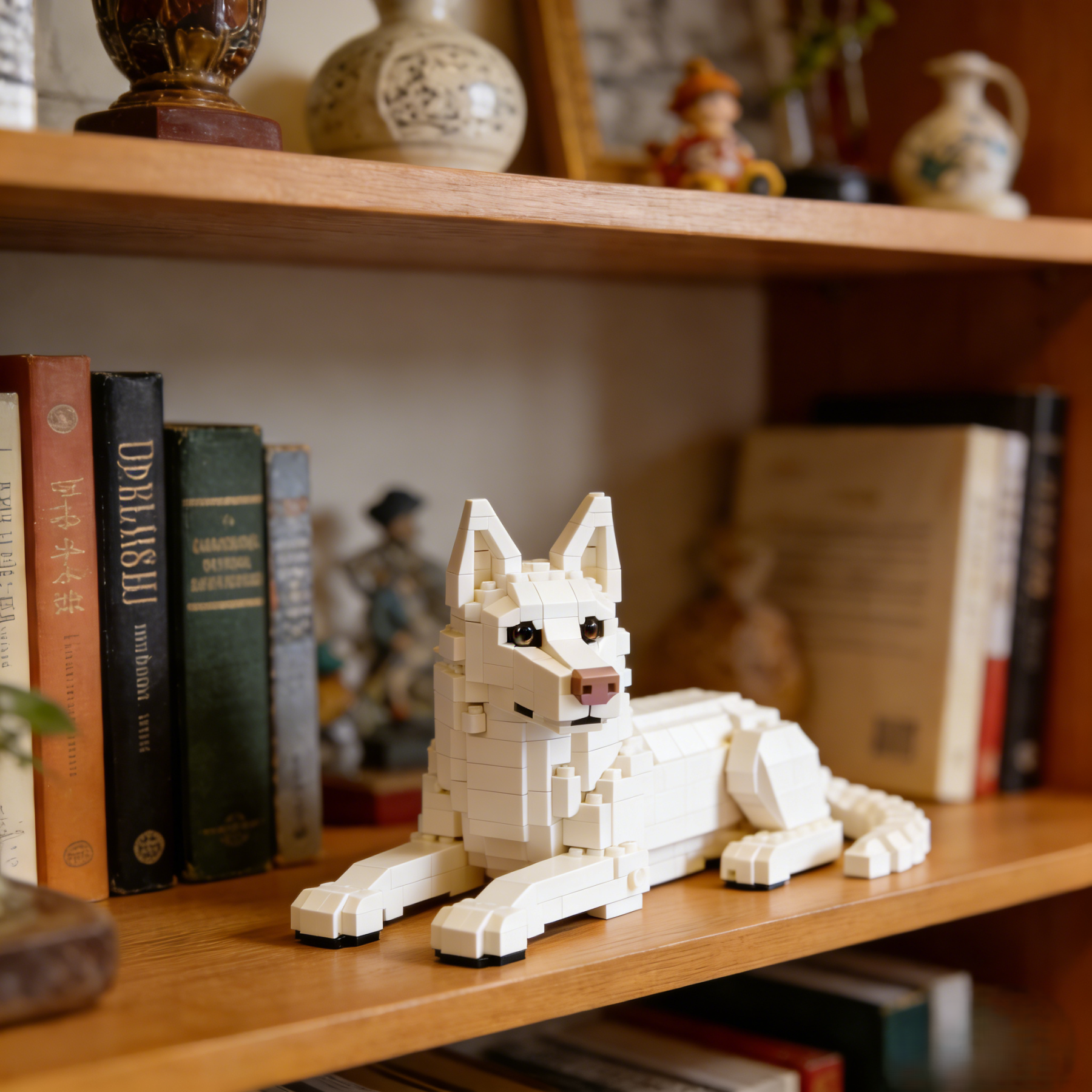 White Swiss Shepherd Dog Building Set- 2026 New Design