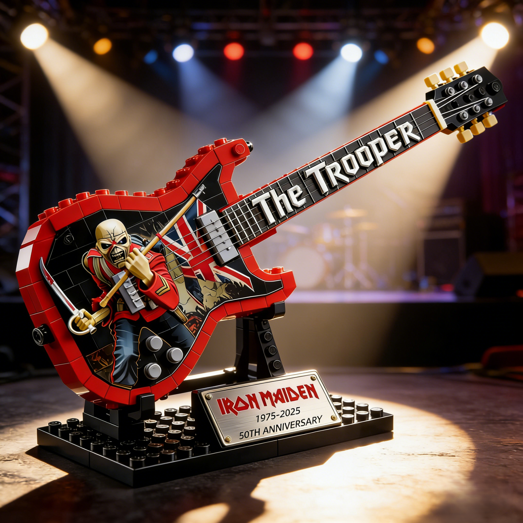 50th Anniversary Heavy Metal Guitar Building Block Kit