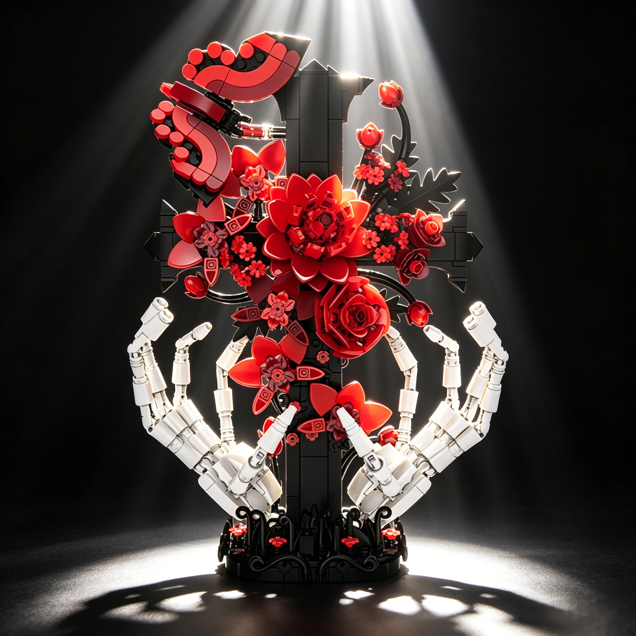 Eternal Curse Cross Brick Set – Gothic Decor Toy