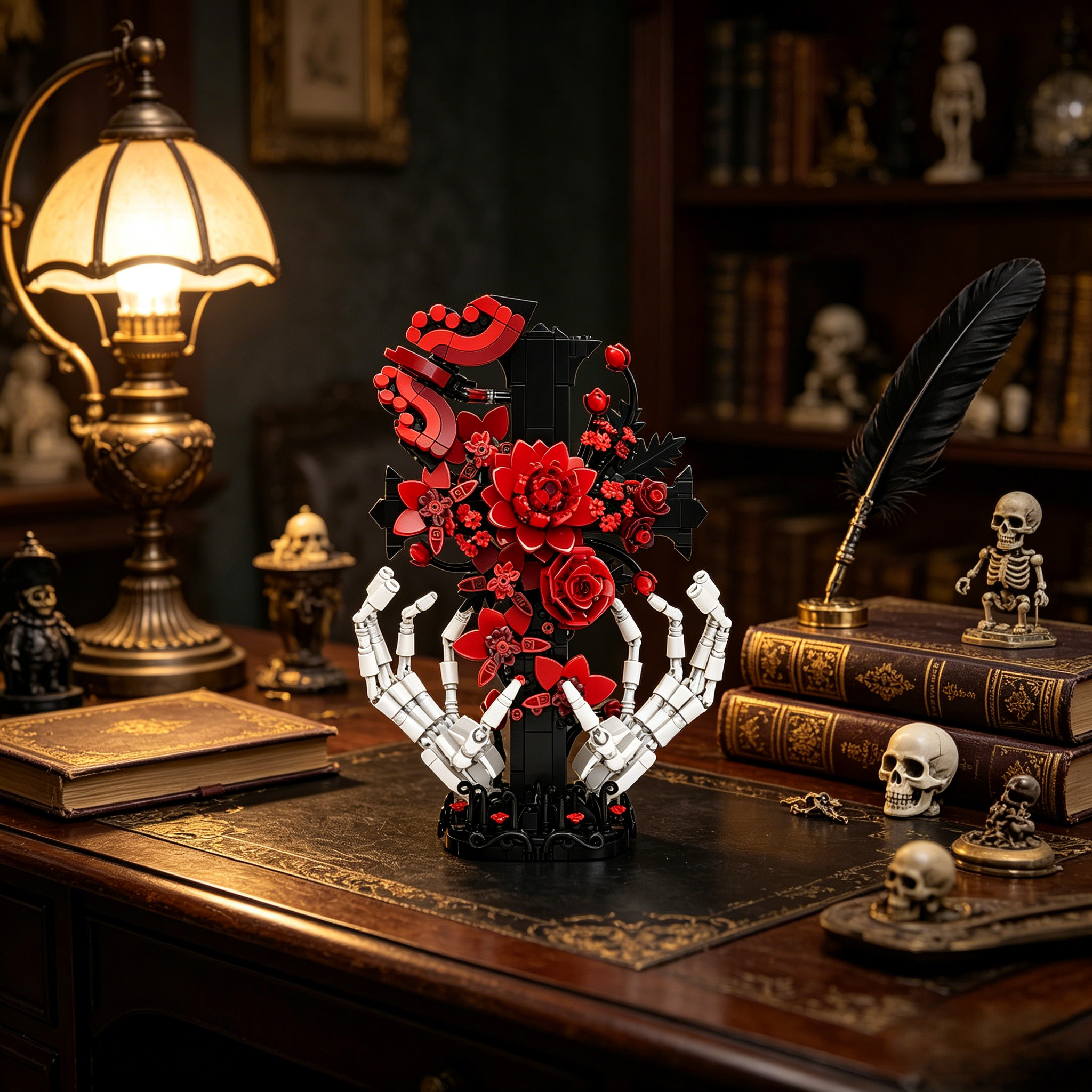 Eternal Curse Cross Brick Set – Gothic Decor Toy