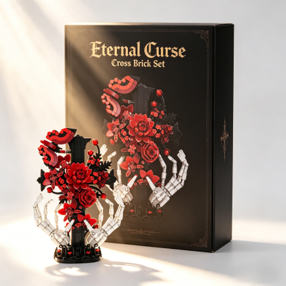 Eternal Curse Cross Brick Set – Gothic Decor Toy