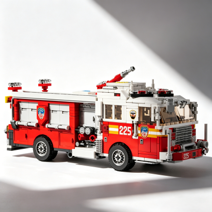 🚨Heroic Fire Rescue Truck Building Set 🚒