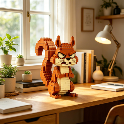 Angry Squirrel Building Set
