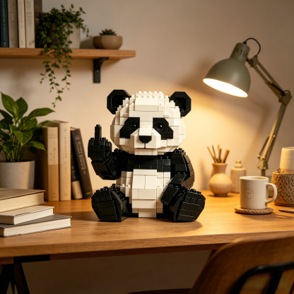 Satirical Panda Building Set