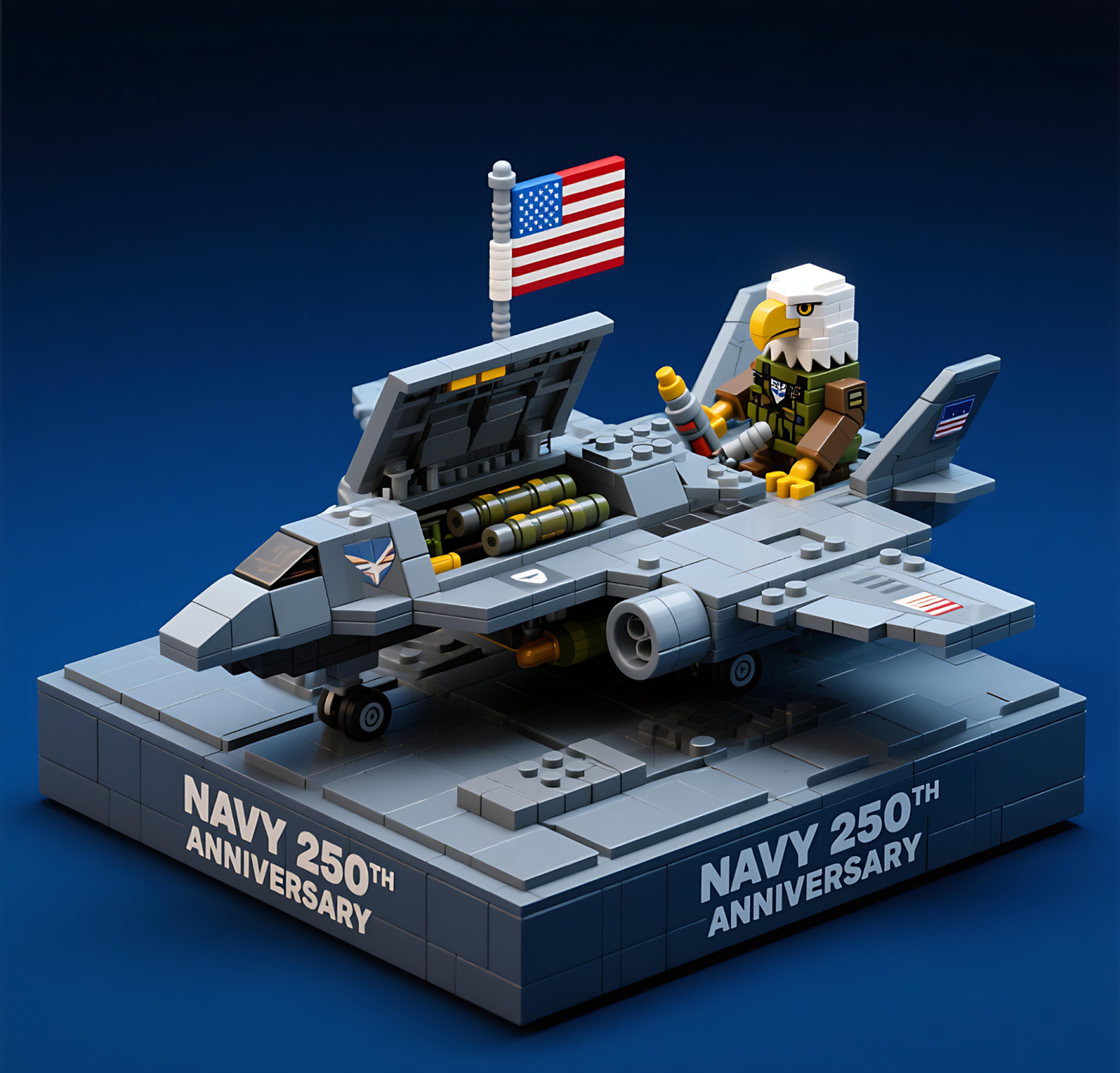 Navy 250th Anniversary Brick Set - Veterans Day Special Edition​🦅