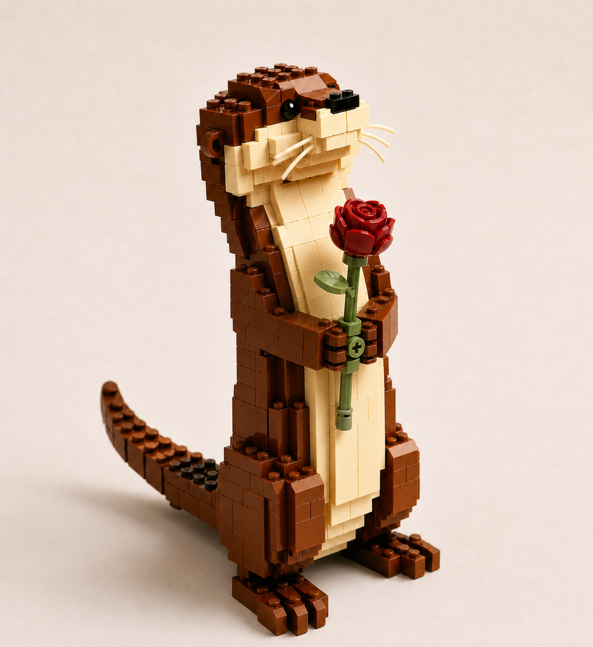 Rosebud Otter™ | Brick Set🦦🌹