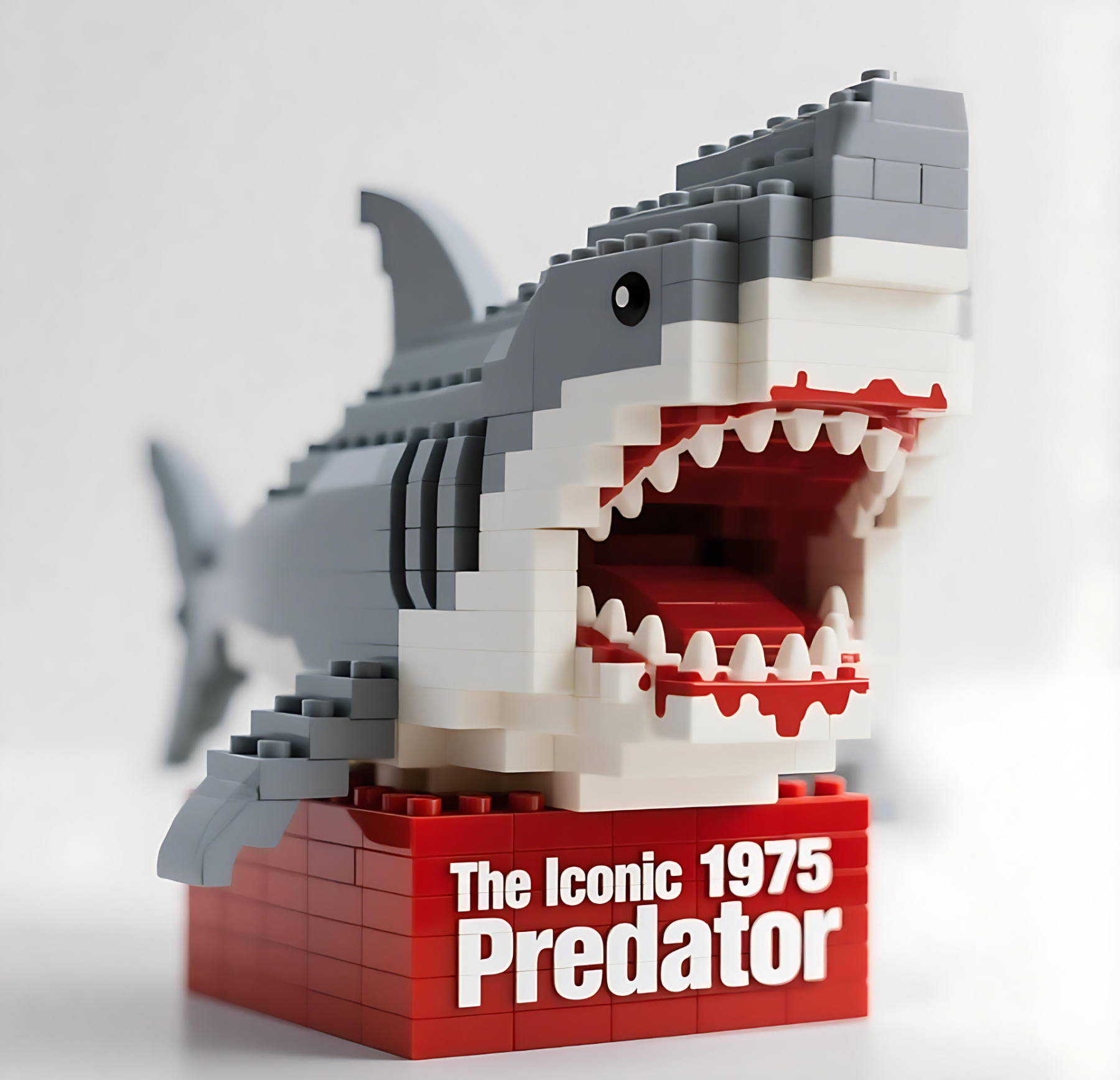 🦈 The Great White Shark Brick Set - 50th Anniversary Tribute​