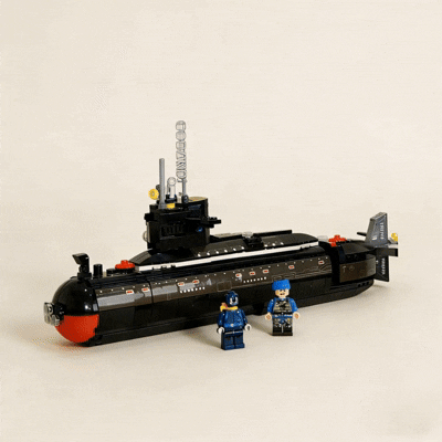 Abyss Explorer Deep Sea Submarine Brick Set 🌊