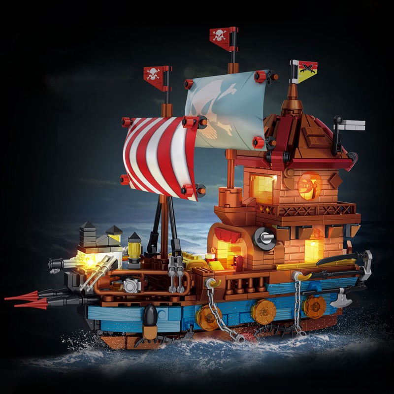 Pirate Series Pirate Ship Building Block