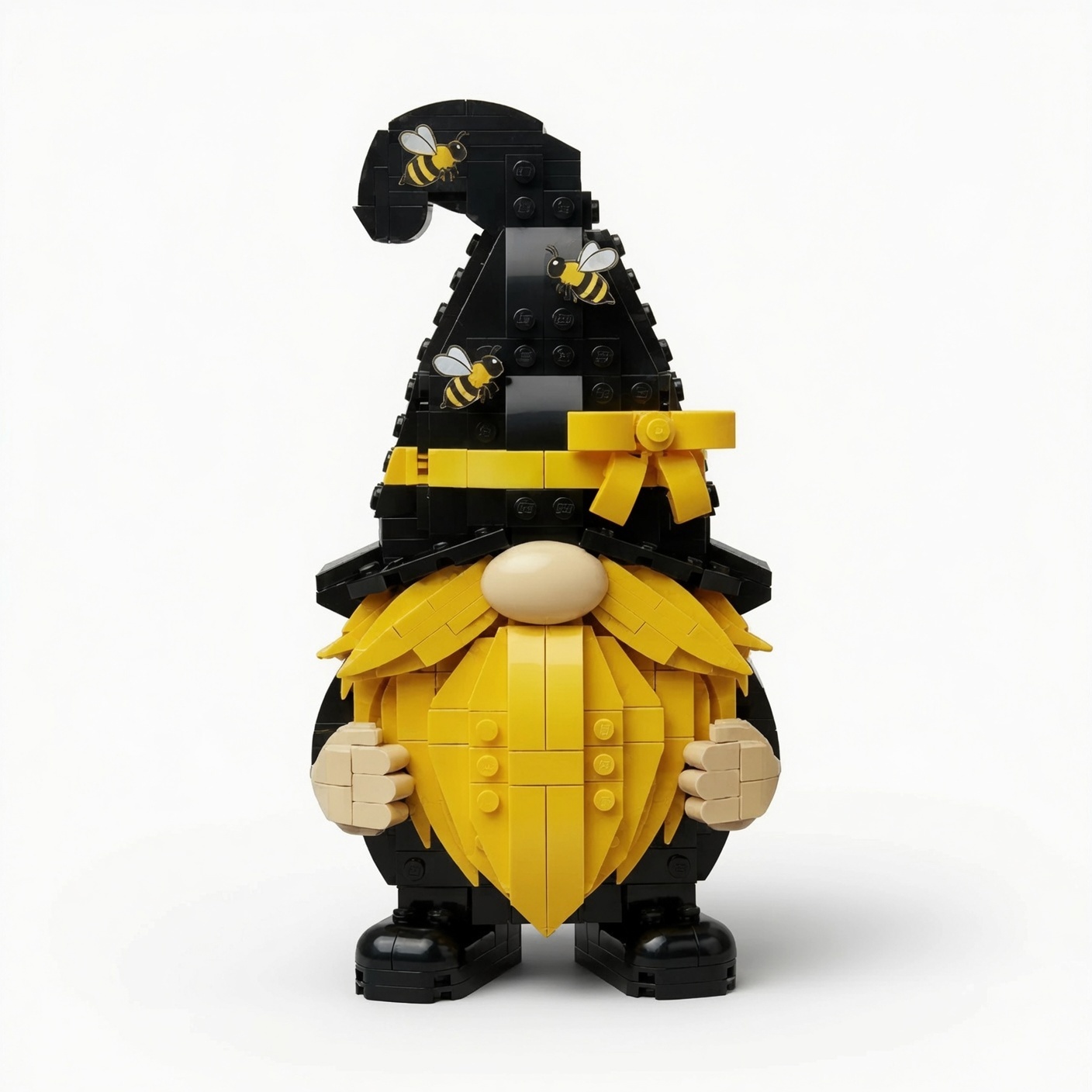 Bee Garden Gnome Building Block Set
