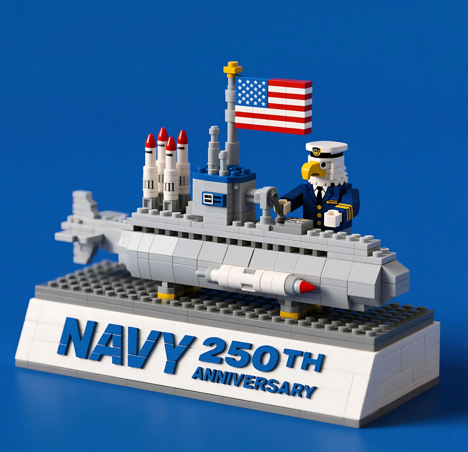 Navy 250th Anniversary Brick Set - Veterans Day Special Edition​🦅
