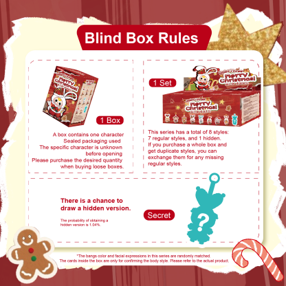 Baby Three - Merry Christmas! limited edition Plush Blind Box（Babythree Official）