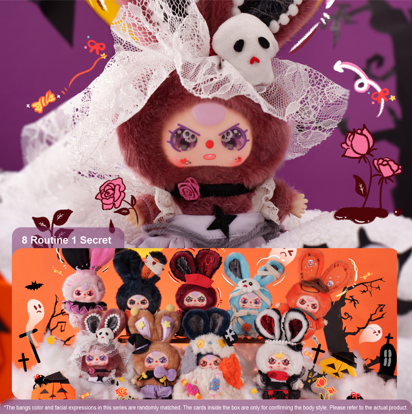 Baby three シークレット Baby Three - Halloween limited edition Plush Blind Box – cureplaneta