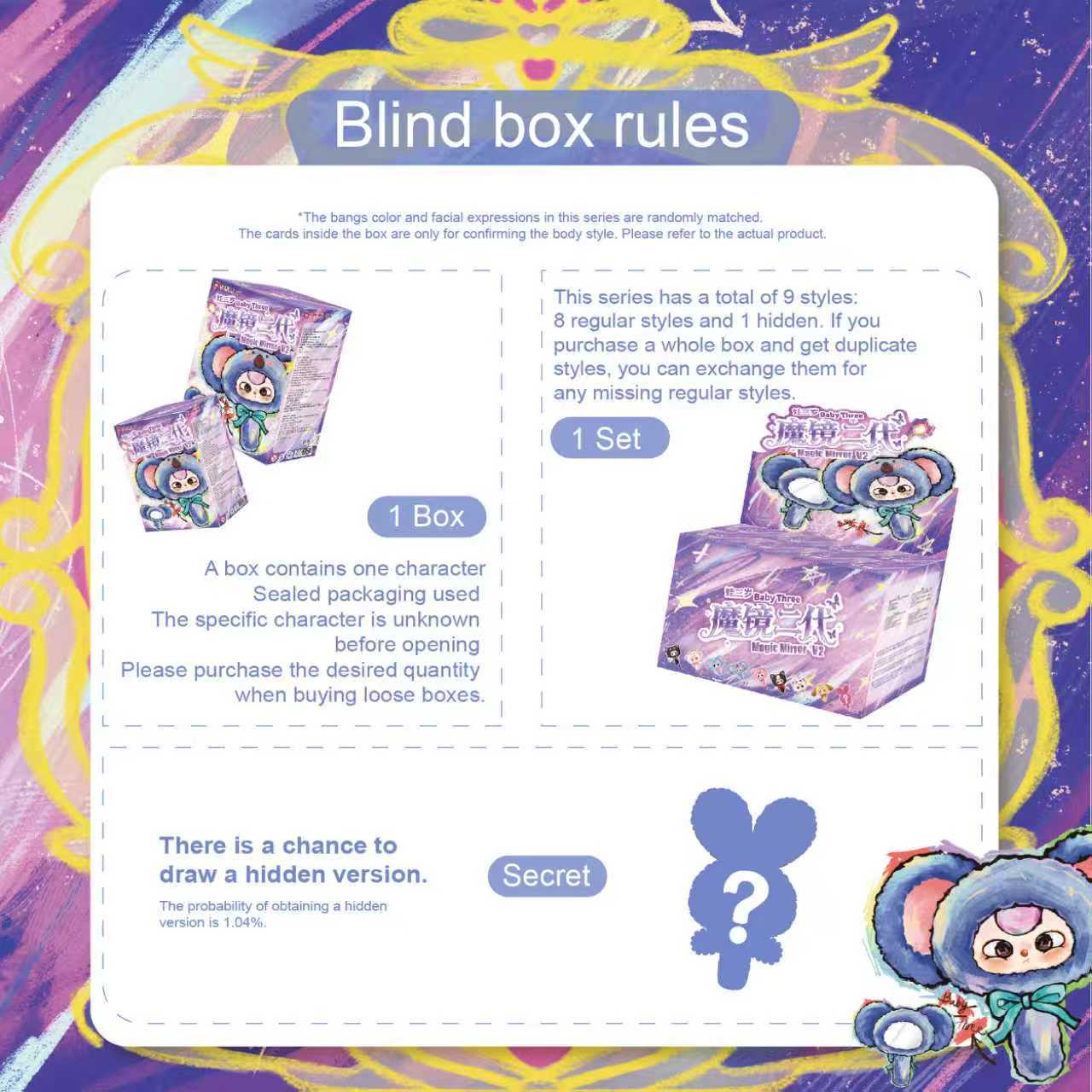 Baby three - Magic mirror V2 plush Lucky Bags（Babythree Official）