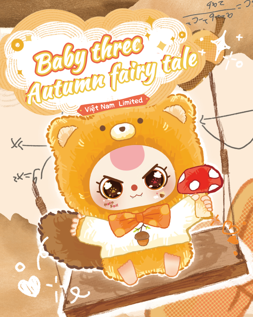 Baby Three-Autumn Fairy Tale Plush Blind Box（Babythree Official）