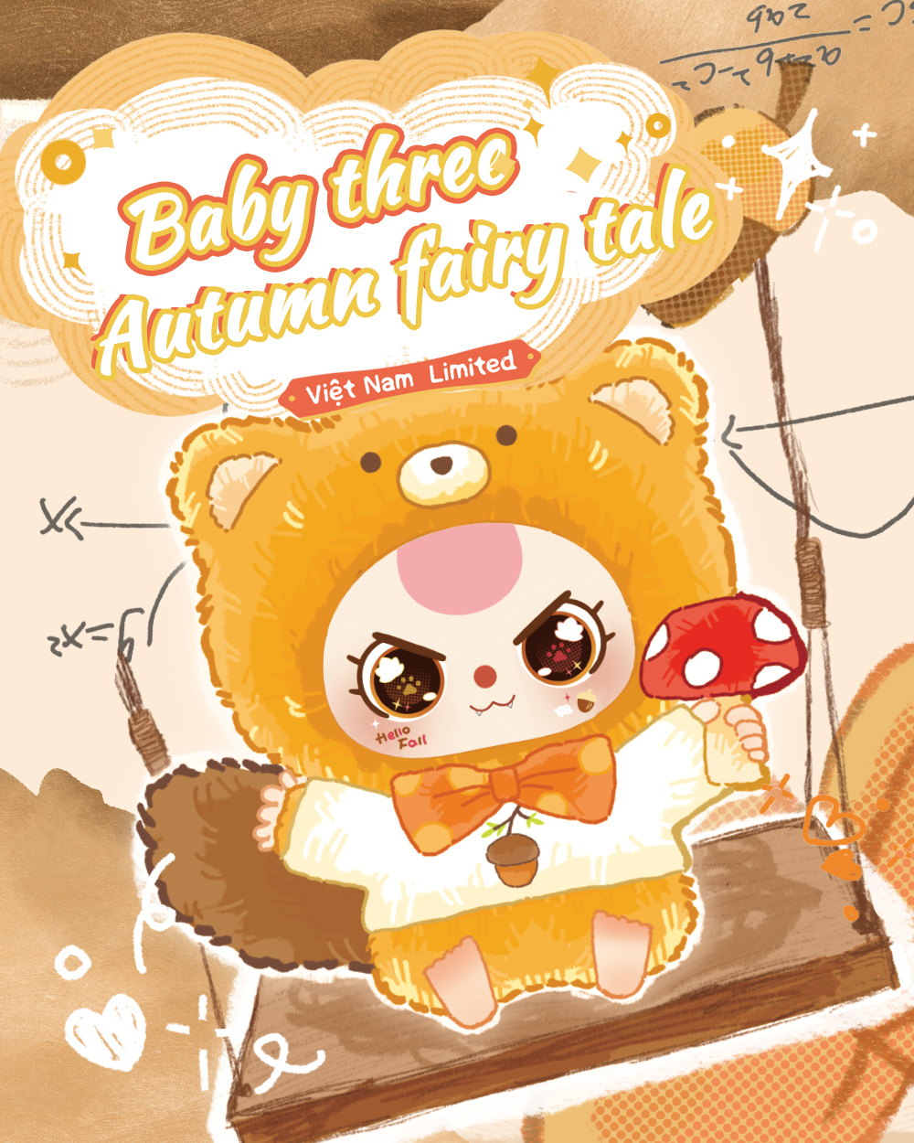 Baby Three-Autumn Fairy Tale Plush Blind Box（Babythree Official）