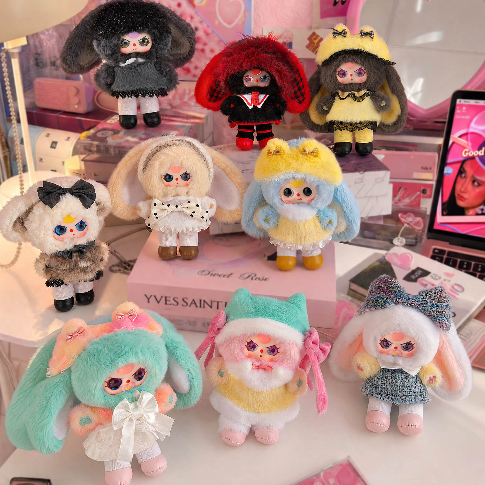 Baby Three Sweet & Cool Series Plush Blind Box complete character lineup