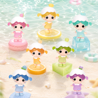 Piupu - Fruity Rainbow Beans PVC Blind Box collectible character design