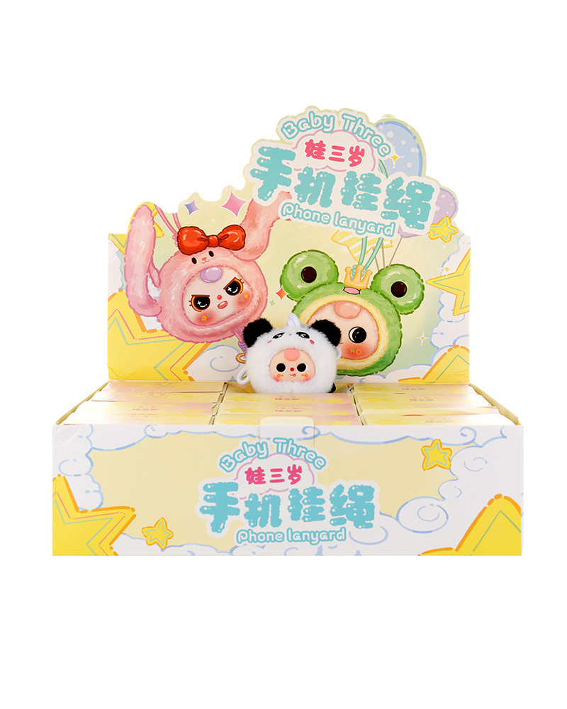 Baby Three Phone Strap Plush Blind Box（Babythree Official）