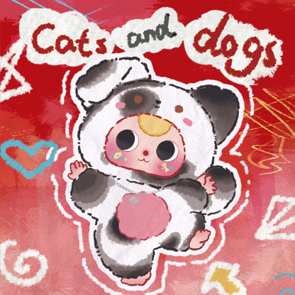 Baby Three - Cat & Dog Plush Blind Box（Babythree Official）