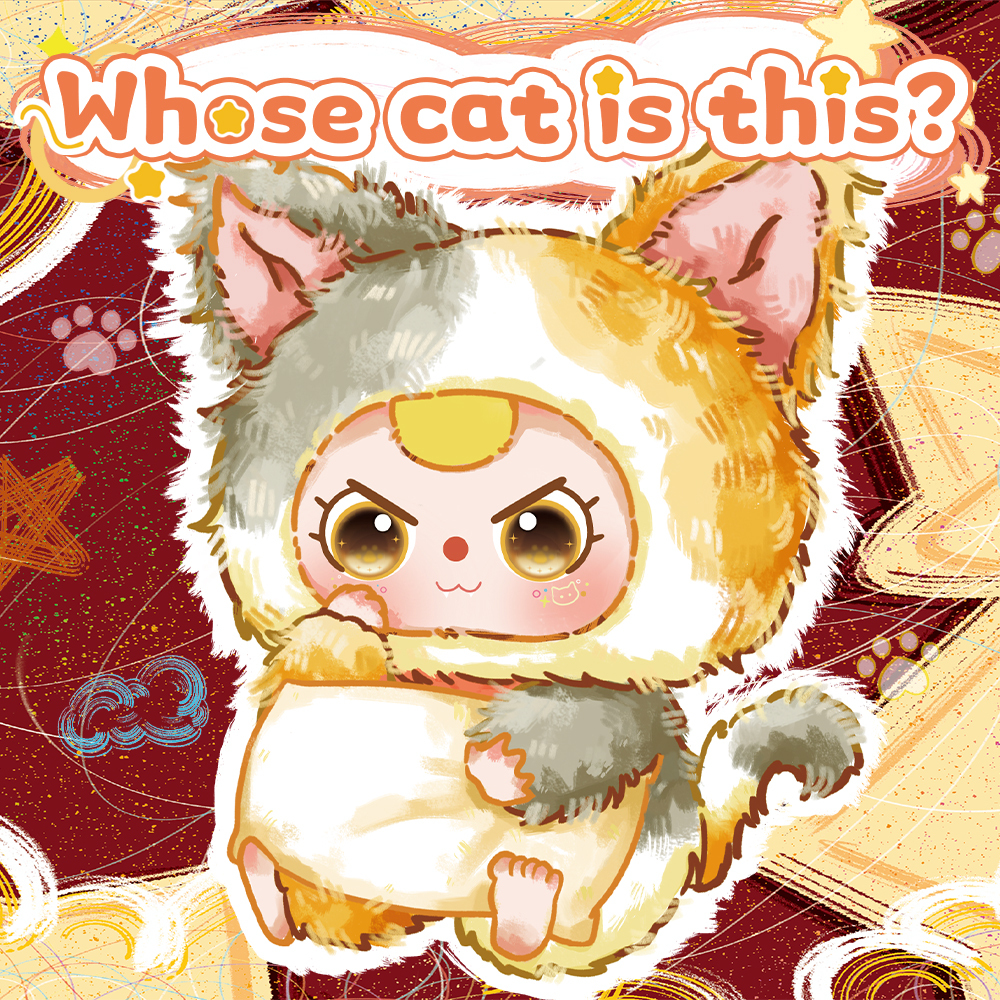 Baby Three - Whose Cat Am I? Plush Blind Box（Babythree Official）