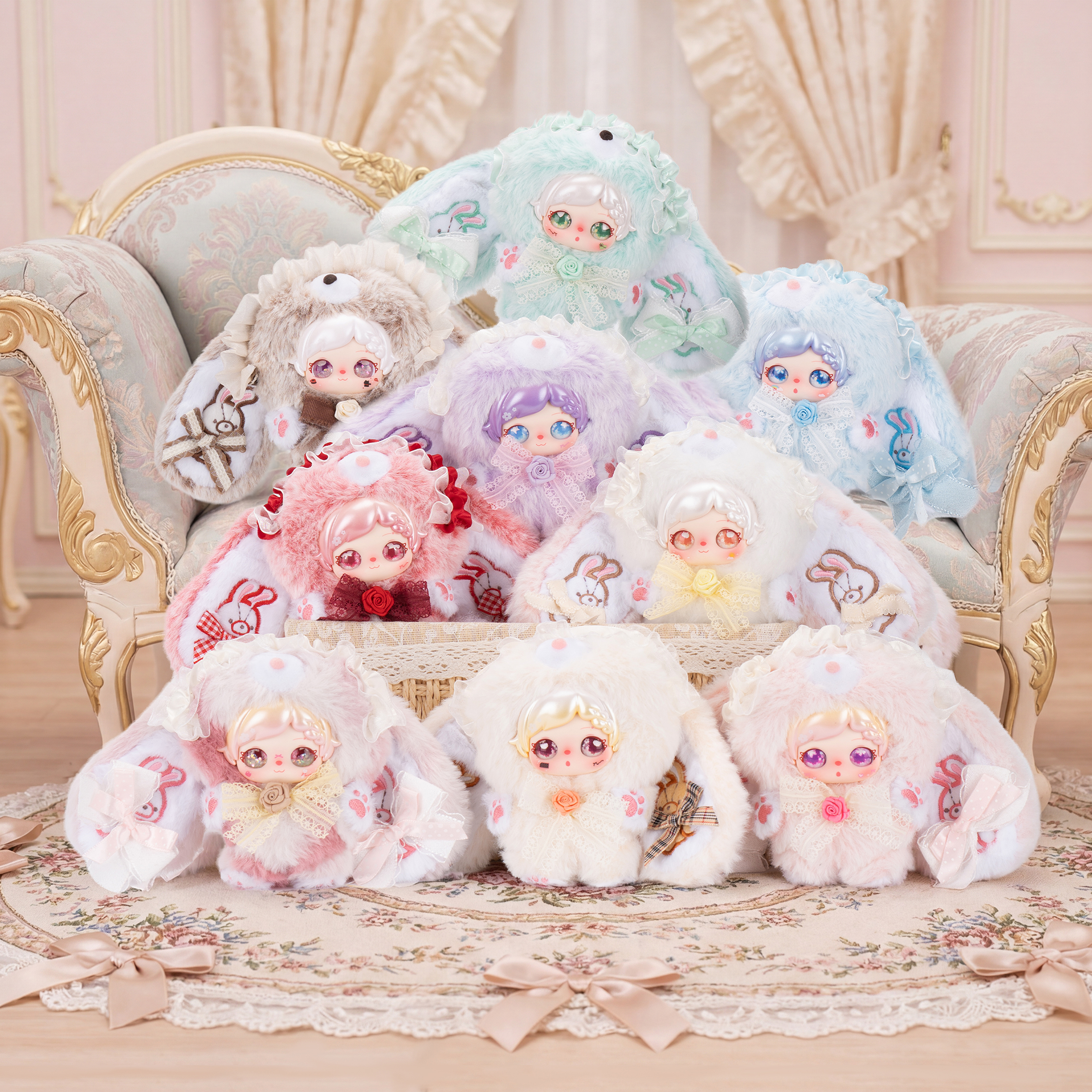 Pixie Zoey Love Confession Bunny Series Plush Blind Box complete character lineup