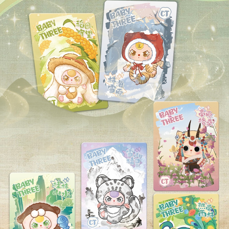 Baby Three Feng Sheng Shui Qi Cards (Babythree Official)
