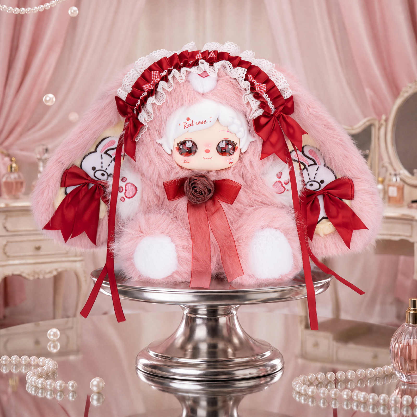 Pixie Zoey Flower & Tea Party 600% Series Plush Doll collectible plush character design