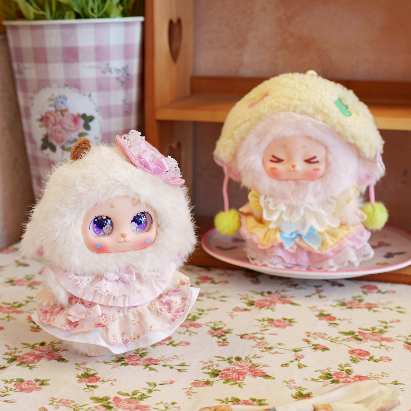 Milly Looking For lolita Series Plush Blind Box soft plush fabric and embroidery details