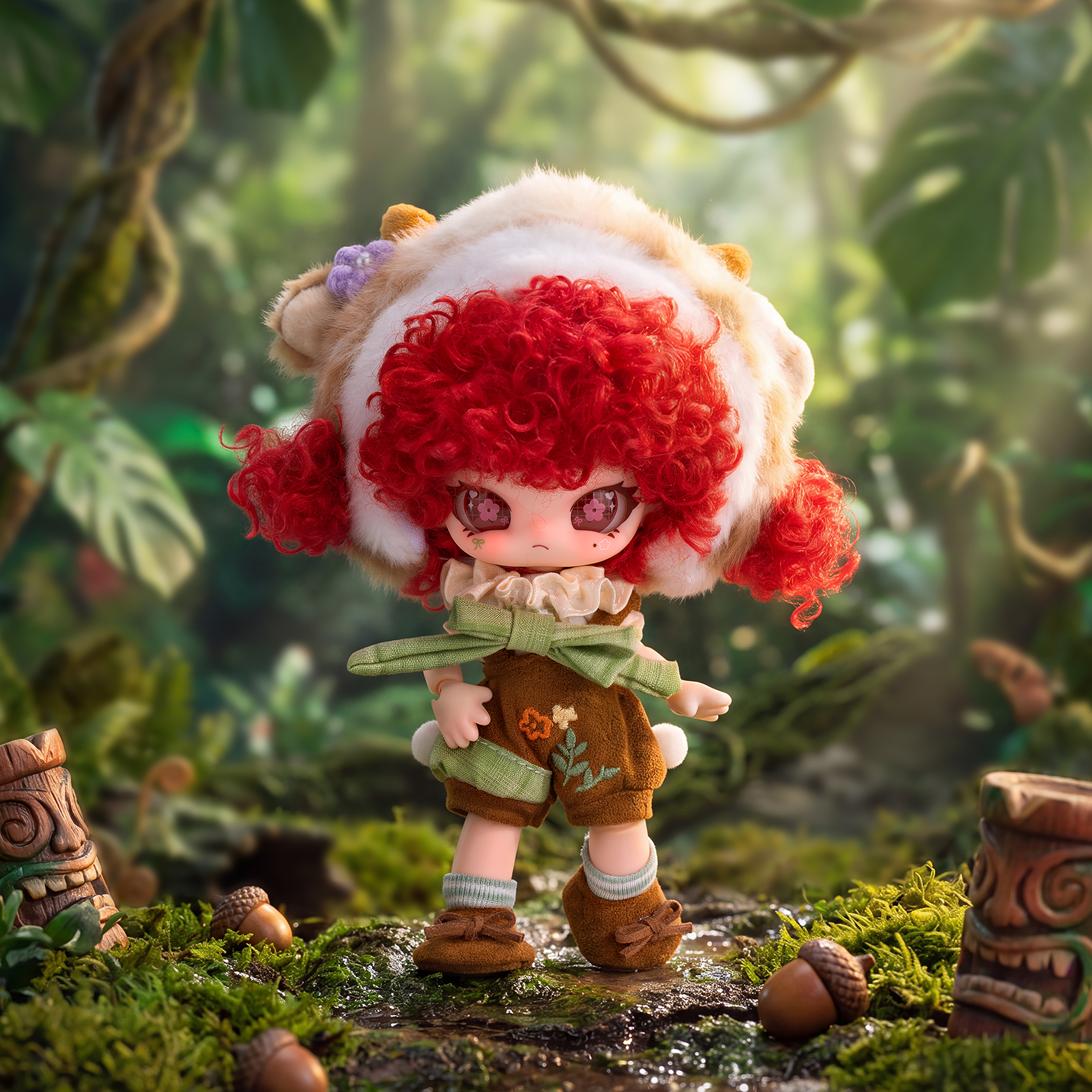 Rebaby Chasing the Spotlight BJD Articulated Doll Blind Box smiling character plush toy