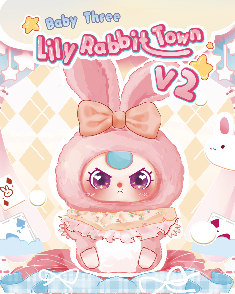 Baby Three Lily Rabbit Town V2 Plush Blind Box（Babythree Official）