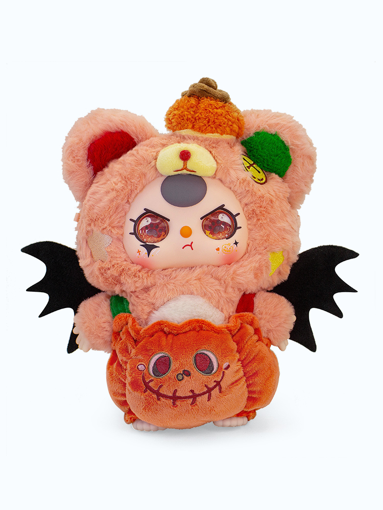 Babythree 400% Halloween Limited Set(White&Orange) Plush Series