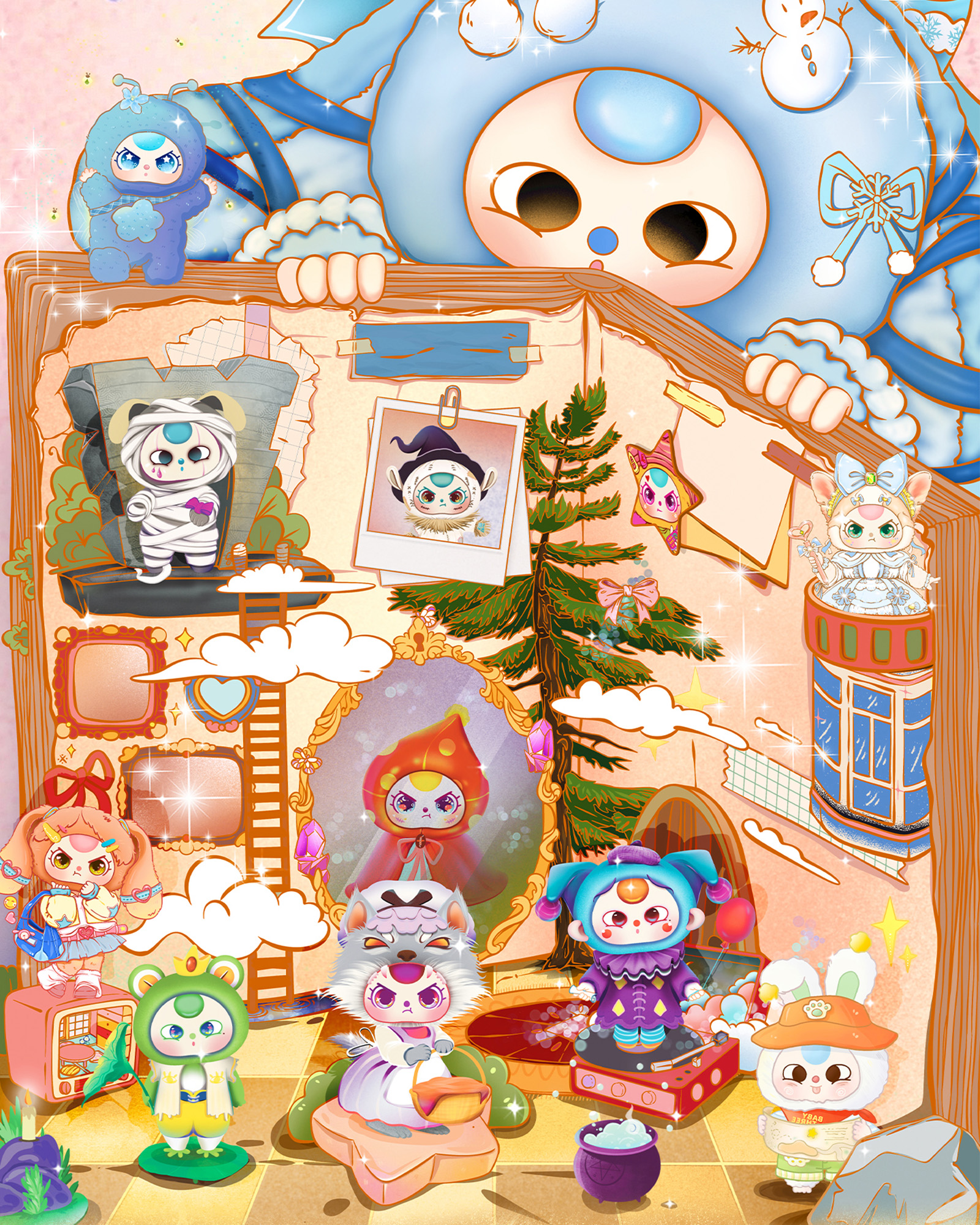 Baby Three Baby three  guards the cute alliance Cards (Babythree Official)