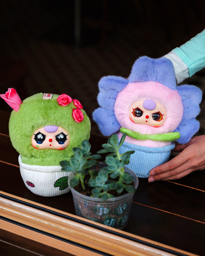 Baby Three A pot of small flowers Plush Blind Box（Babythree Official）