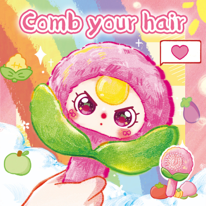 Baby Three - Brush Your Hair Plush Blind Box （Babythree Official）