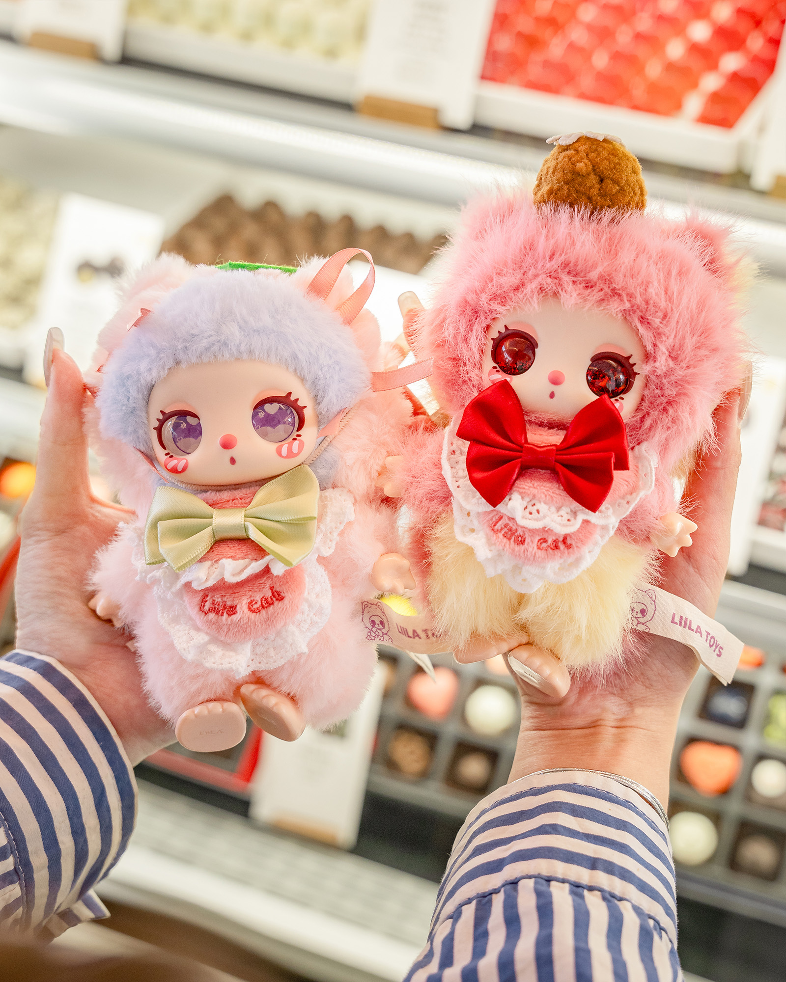 コリアグランドセール Plush Kitten chef Liila's Series （Babythree Bag Lucky V4 ぬいぐるみ