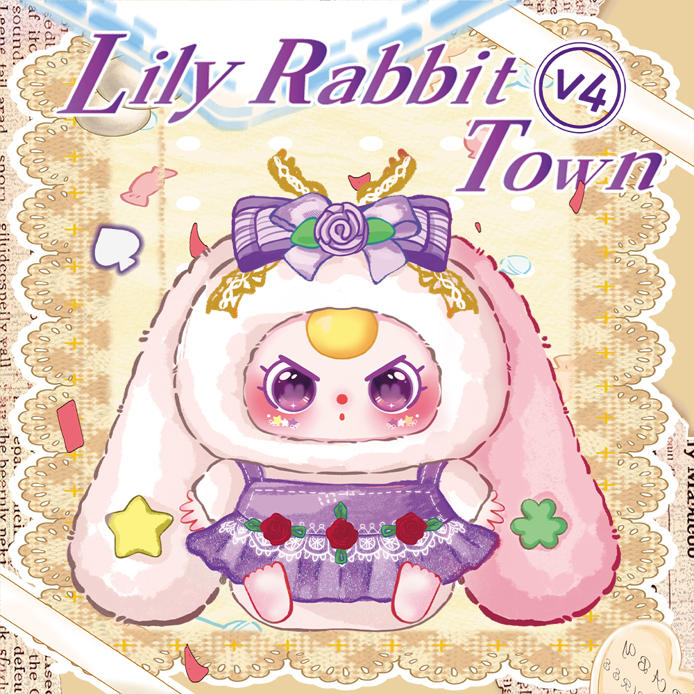 Baby Three-Lily Rabbit Town V4 Plush Blind Box（Babythree
