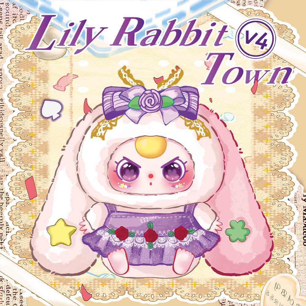 Baby Three-Lily Rabbit Town V4 Plush Blind Box（Babythree Official）