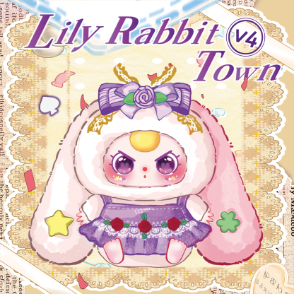 Baby Three-Lily Rabbit Town V4 Plush Blind Box（Babythree Official）