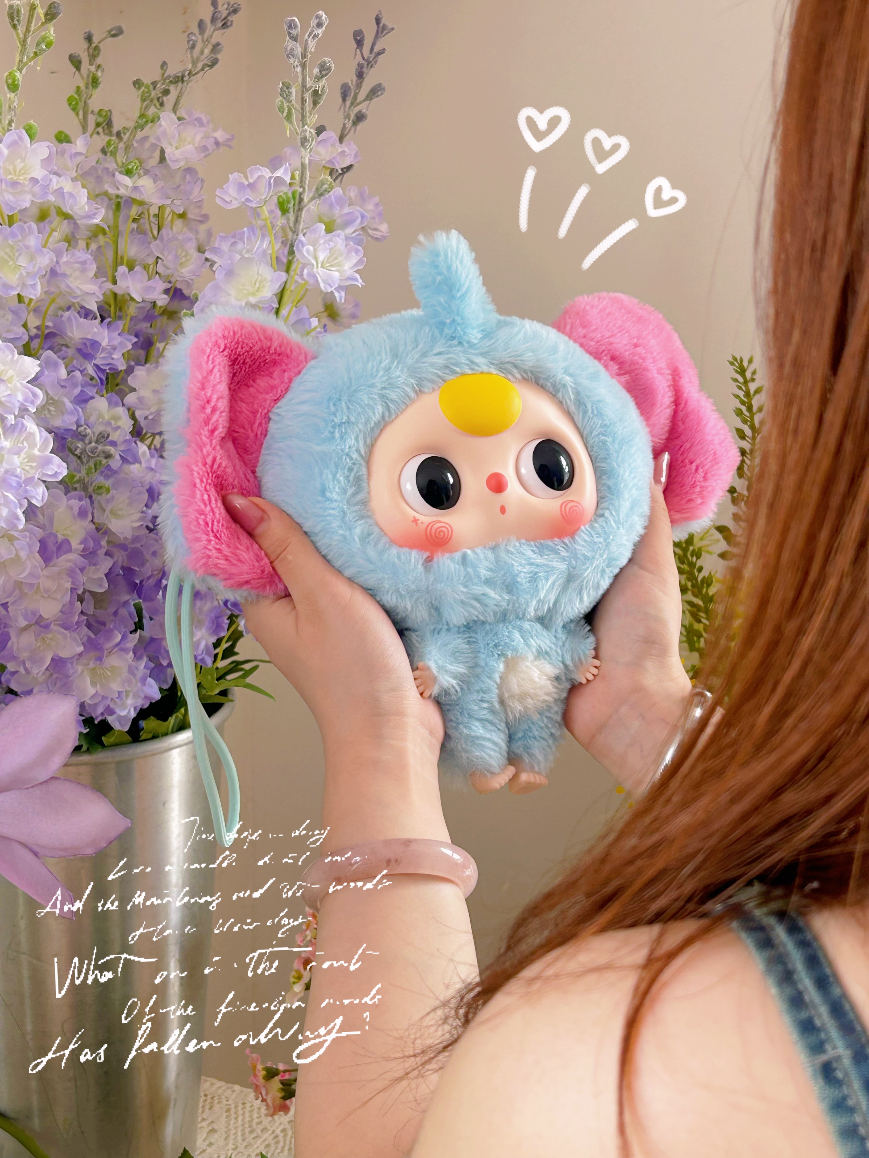 Baby Three Big Head Baby Zipper Bag Plush Series Blind Box